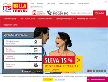 Tablet Screenshot of itsbilla.cz